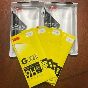 Case and a screen protector for iPhone 12 Pro Max